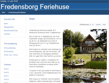 Tablet Screenshot of fredensborg-feriehuse.dk